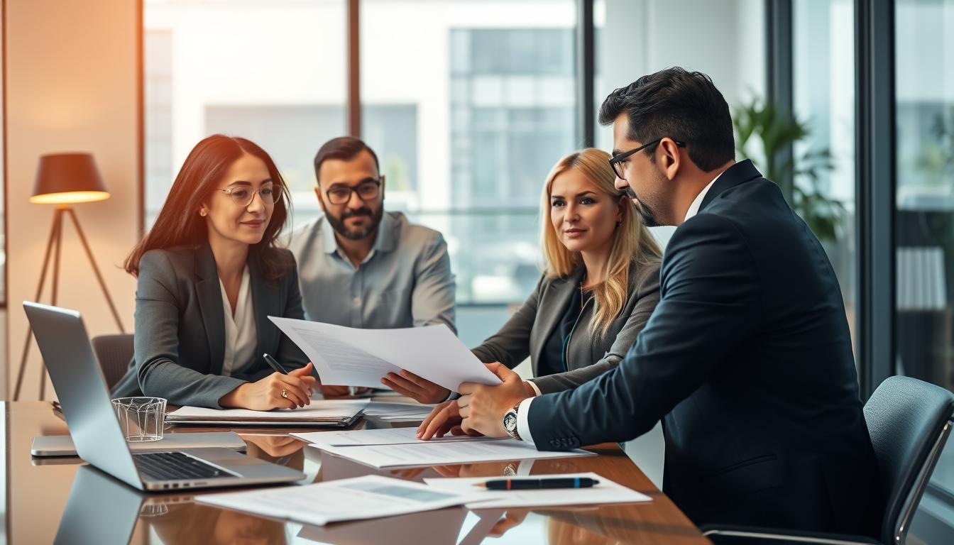 Property title transfer documents and closing confirmation